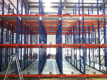 Gravity Pallet Racking System